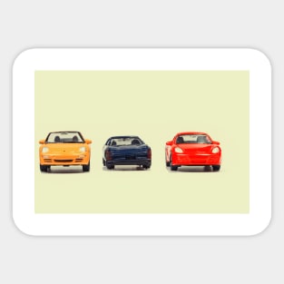 Colorful cars Sticker